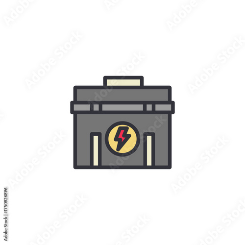 A detailed illustration of a high-voltage electrical transformer representing power conversion and energy distribution systems in modern electrical networks.