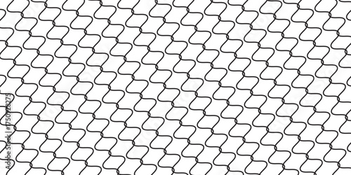 Mesh texture for fishing nets. Seamless pattern for sportswear or soccer goal, volleyball net, basketball hoop, hockey, athletics. Abstract net background for sports
