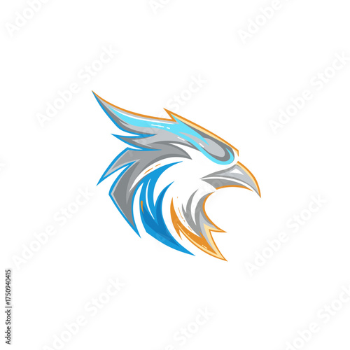 Modern Eagle Head Logo Vector | No background 