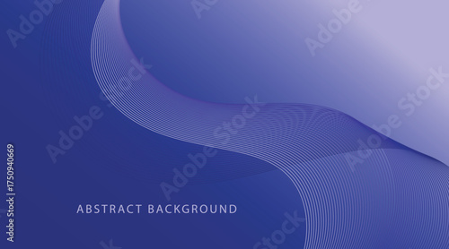 Abstract Blue Background with Wavy Lines for Modern Designs and Presentations