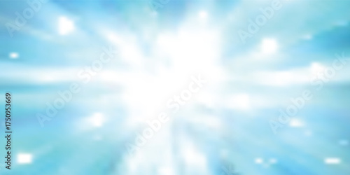 abstract background. explosion of blue lights background. star explosion