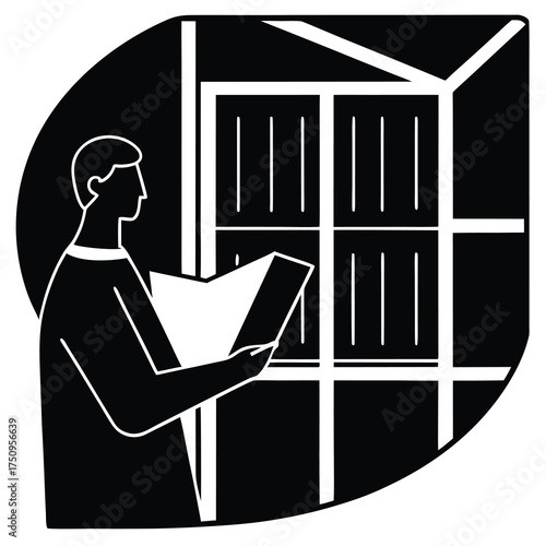 Orang Non Biner Menikmati Buku di Ruang Baca Tenang