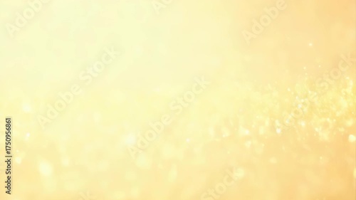 Warm Golden Bokeh Lights Twinkling in Soft Focus Dreamy Atmosphere with Subtle Shimmering Particles Abstract Background
