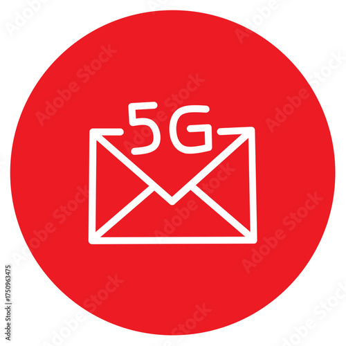 5G Icon Rounded Logo