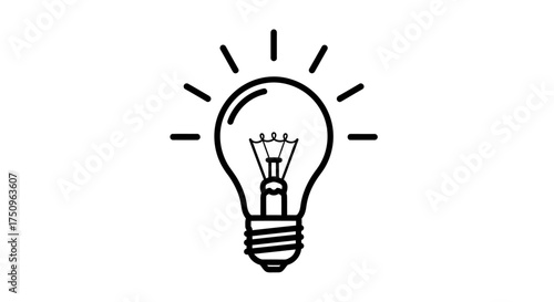 Light bulb and gears representing innovation