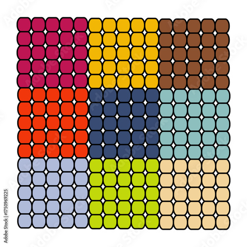 seamless pattern with colorful squares