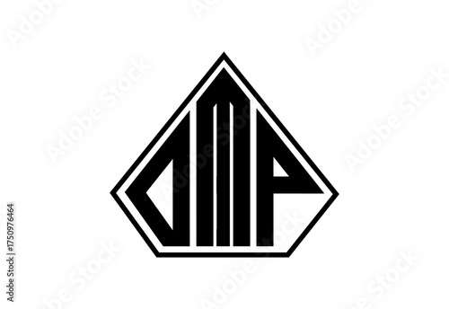 Free Download DMP Custom Monogram Logo Design. - GFXLoad