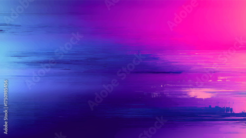 A vibrant abstract background featuring vertical lines in shades of pink, blue, and teal, creating a dynamic and energetic visual effect