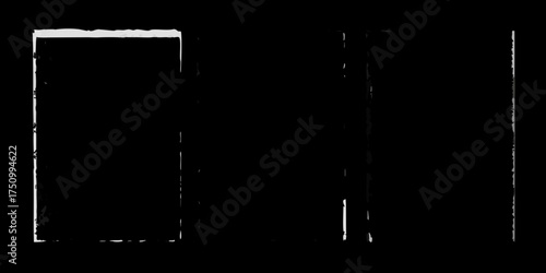 Abstract textured black background with rough white and gray brush strokes and vertical lines