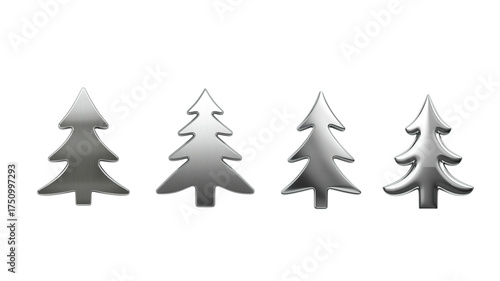 Silver Christmas tree