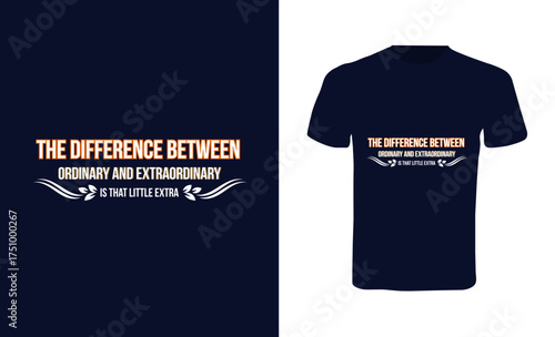 Typography t shirt design, motivational typography t shirt design, inspirational quotes t-shirt design.