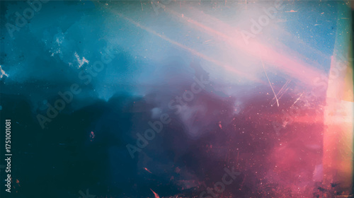 Abstract cosmic scene with glowing orange and yellow particles against a dark background, resembling a nebula or galaxy.