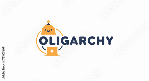 Minimalist depiction conveying a concept of controlled power and influence within the elite group