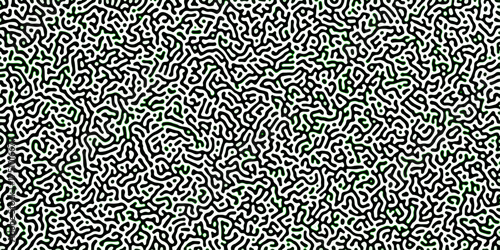 Gradient noise line abstract spread geometric background. Monochrome Turing reaction background. Abstract diffusion pattern with chaotic shapes. Vector illustration	