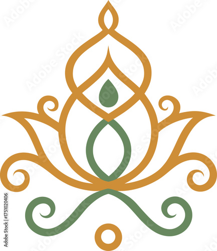 abstract floral ornament