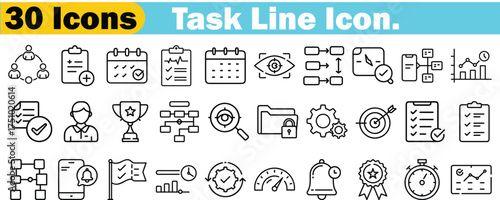 task list vector icon, on white background.