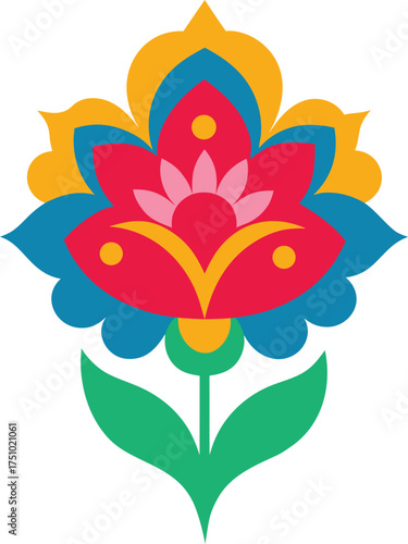 vector illustration of a flower