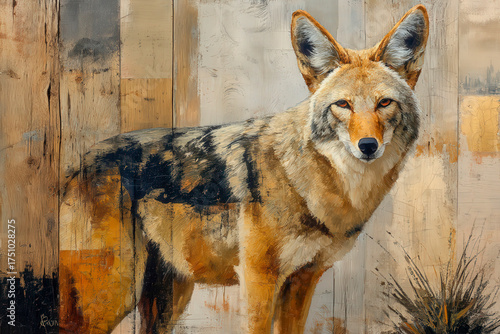 Coyote,digital art