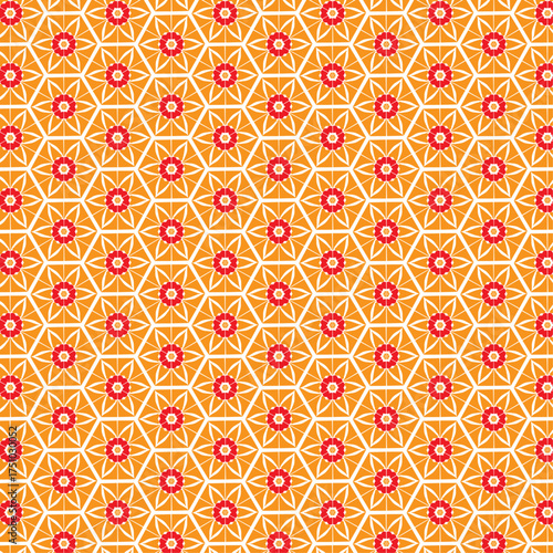 3 types floral seamless pattern design vector.