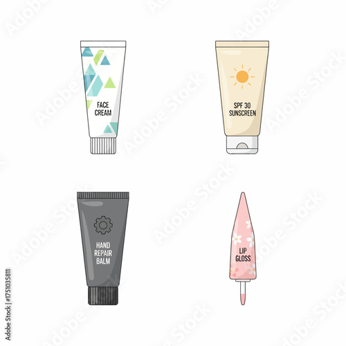 Elegant Beauty and Skincare Tube Packaging Designs for Modern Brands