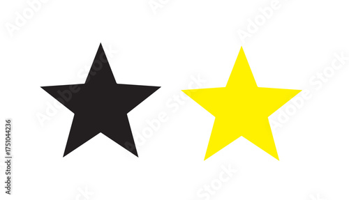 vector illustration of a star icon. vector eps 10