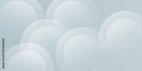 Abstract background, silver gradations, circle effect style. Modern background, memphis. Eps 10