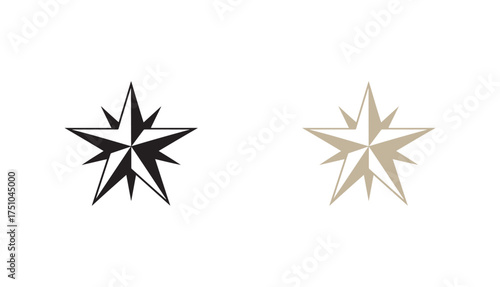 vector illustration of a star. EPS 10