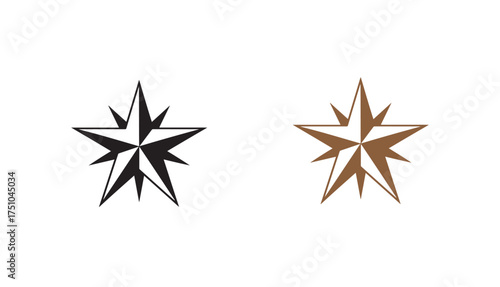 vector illustration of a star. EPS 10
