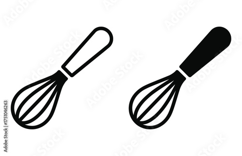 WebWhip up something delicious with these classic black and white kitchen whisks, perfect for baking, cooking, and adding a touch of culinary charm to your designs
