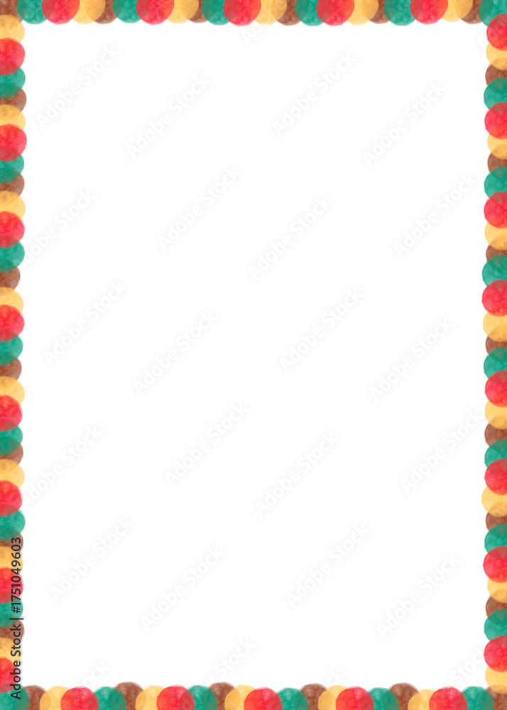 Obraz premium Christmas Rectangle, Square Frame Border