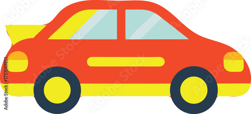 toy car isolated on white background