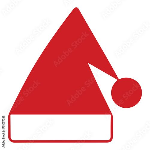 Classic Red Santa Hat Icon