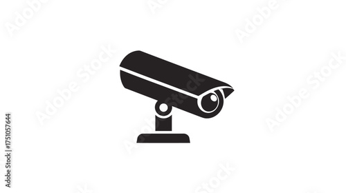 Security camera icon. CCTV surveillance system symbol for video monitoring, safety, and digital protection. Modern technology pictogram.