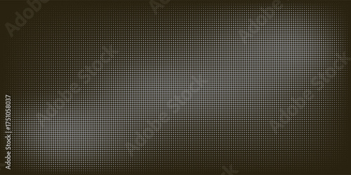 Abstract Brown Dot Pattern Background With Subtle Gold Glow And Halftone Texture eps10