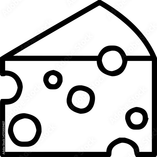 Cheese Slice Vector Icon