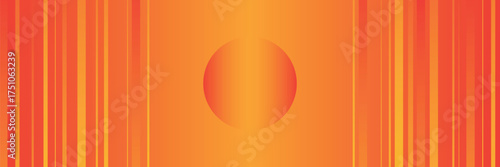 abstract orange circular background. Dynamic sound wave. Design element. Vector illustration