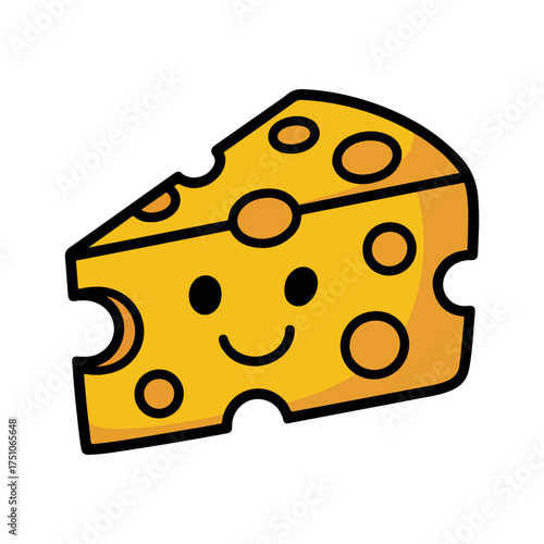 cheese slice vector food icon