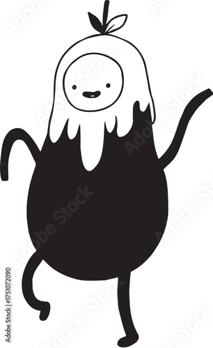 funny monster cartoon
