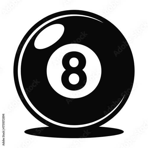 billiard ball number eight