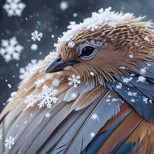 blue and white bird on a wire