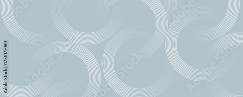 silver geometric abstract background overlapping layers on bright space with line effect decoration. vector Eps10