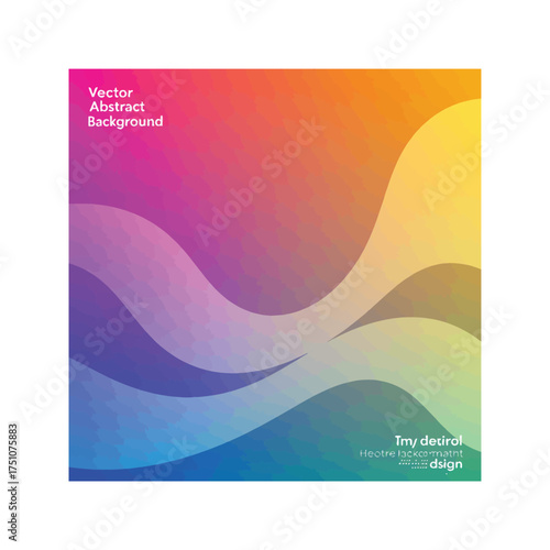 Abstract colorful wave vector illustration set for banner, business card, web design, or website header backdrop template