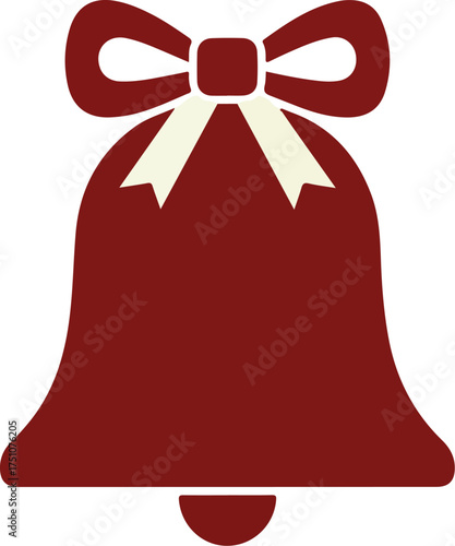 Classic bell icon design for festive and decorative use