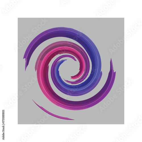 Wallpaper Mural Abstract colorful vector background design with swirl and spiral circle pattern for business logo art or web decoration wallpaper Torontodigital.ca