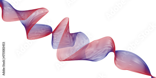 red and blue