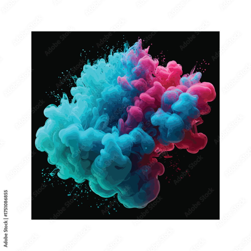 custom made wallpaper toronto digitalAbstract colorful blue background with bubbles, an illustration of a spring sky pattern with light and smoke texture