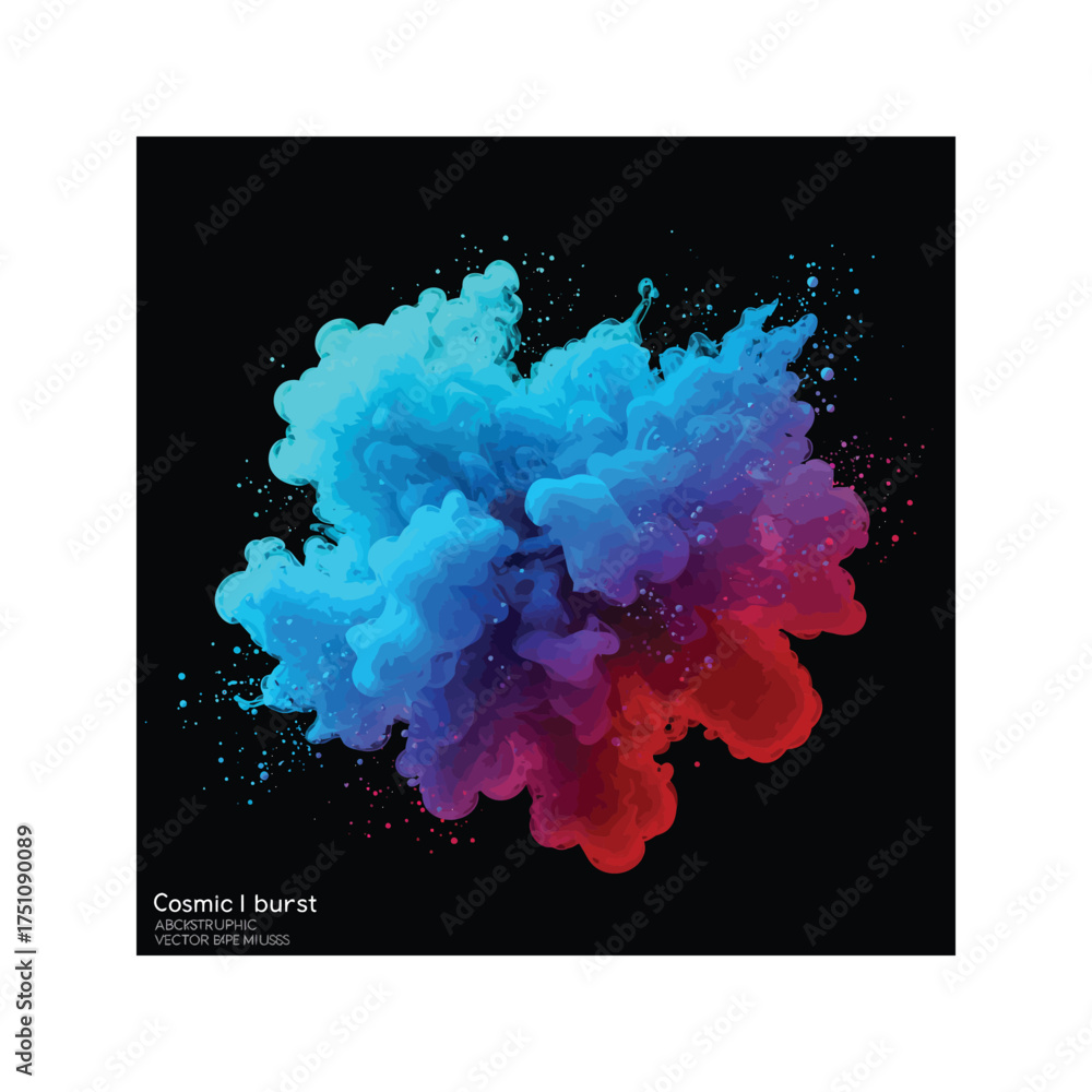 custom made wallpaper toronto digitalAbstract vector background with colorful paint splashes, resembling watercolor clouds and light smoke texture