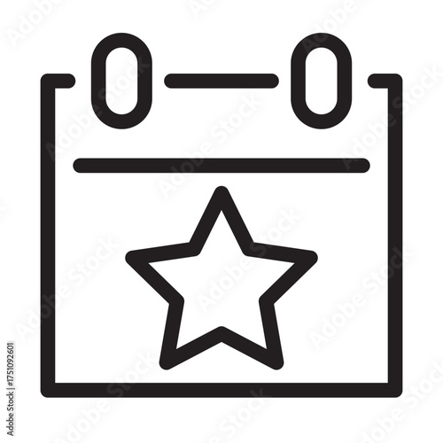 Calender Outline Icon