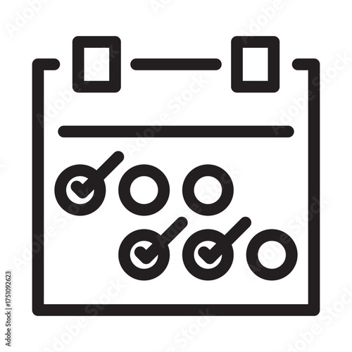 Calender Outline Icon