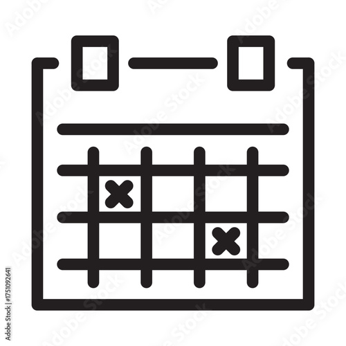 Calender Outline Icon
